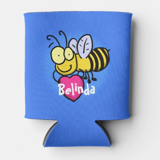 かわいいビーおもしろいマンガ缶クーラー 缶クーラー (正面)