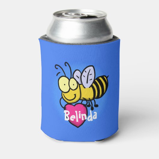 かわいいビーおもしろいマンガ缶クーラー 缶クーラー (缶裏面)