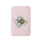 かわいいビーとレインボーウォッシュバスマット バスマット (正面縦)