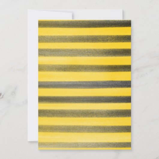 かわいいビーと彼女のジェンダー発表招待状 招待状 (裏面)