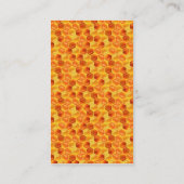 かわいいビーをテーマにした赤ちゃんシャワーおむつラッフルカード エンクロージャーカード (裏面)