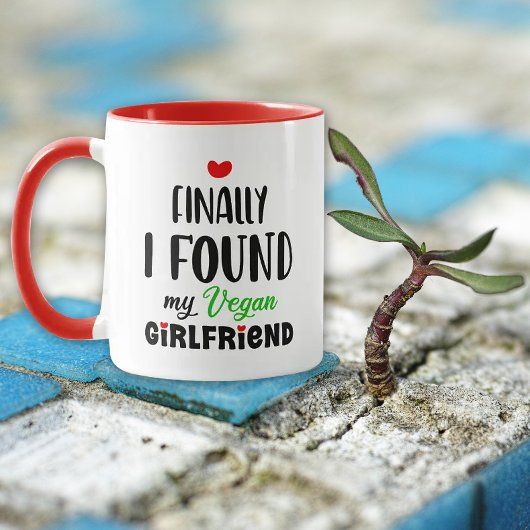 かわいいビーガンガールフレンド マグカップ