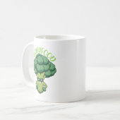 かわいいビーガンヘルシースーパーフードおもしろい引用文コーヒーMu コーヒーマグカップ (正面左)