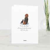 かわいいビーグルの子犬かわいい子犬 カード (裏面)