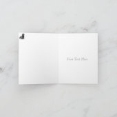 かわいいビーグルの子犬の赤ちゃんママ カード (内部)