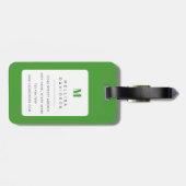 かわいいビーグルの荷物タグ ラゲッジタグ (裏面横)