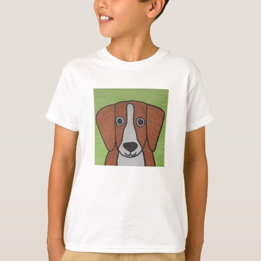 かわいいビーグルキッズTシャツ Tシャツ (正面)