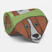 かわいいビーグルタイ ネクタイ (ロール)