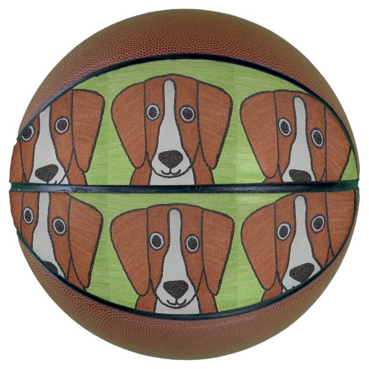 かわいいビーグルバスケットボール バスケットボール (正面)