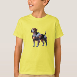 かわいいビーグルロボット子供Tシャツ Tシャツ