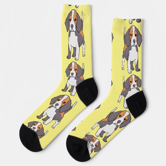 かわいいビーグル犬の品種 サンダー_コーブ ソックス (左)