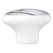 かわいいビーグル犬の子犬のミルクの中 – 装飾的 セラミックノブ (側面)