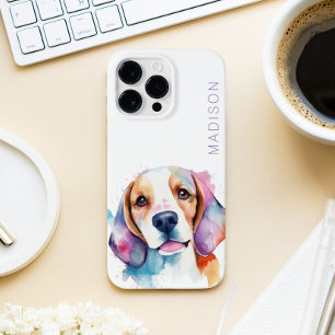 かわいいビーグル犬の恋人の水色 Case-Mate iPhone 14 PRO MAXケース