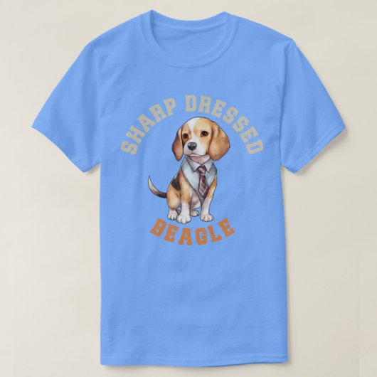 かわいいビーグル犬 Tシャツ (デザイン正面)