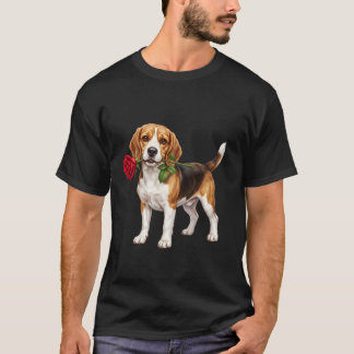 かわいいビーグル犬 Tシャツ