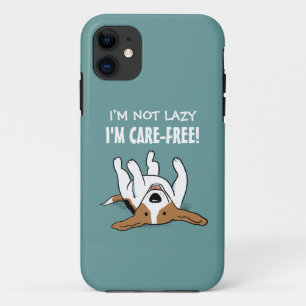 かわいいビーグル - カスタムテキストの犬 iPhone 11 ケース
