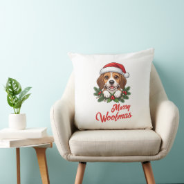 かわいいビーグル クリスマス ギフト 面白い 愛犬家 クッション