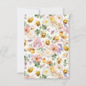 かわいいビーサンキューカード サンキューカード (裏面)