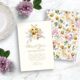 かわいいビーサンキューカード サンキューカード