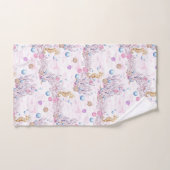 かわいいビーチのシーホースとバブルタオルのセット バスタオルセット (ハンドタオル)