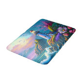 かわいいビーチのライトハウス愛好家 バスマット (アングル)