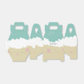 かわいいビーチの誕生日砂の波のギフトボックス フェイバーボックス (折り畳みなし)