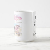 かわいいビーチアートコーヒーマグ コーヒーマグカップ (中央)