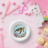 かわいいビーチウミガメパーティー ペーパーボウル (パーティー)