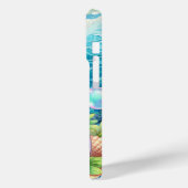 かわいいビーチウミガメ Case-Mate iPhoneケース (裏面 / 左)