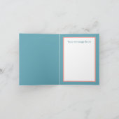 かわいいビーチカニの恋人にメッセージを追加 カード (内部)