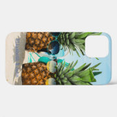 かわいいビーチクールパイナップル Case-Mate iPhoneケース (裏面 (横))