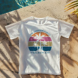 かわいいビーチサンセットパームツリーズカスタムファミリー トライブレンドＴシャツ<br><div class="desc">この可愛いトロピカルパームツリーサンセットトライブレンドtシャツは、大学のソロリティの友人との春休み旅行や家族とのおもしろいクルーズ船の休暇に最適である。ビーチまたは島カスタマイズの家族の懇親会にグループの外出のためのTシャツのセットをパーソナライズ。</div>