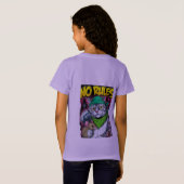 かわいいビーチドッグの夏Tシャツ Tシャツ (裏面フル)
