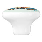 かわいいビーチハウスシップいかり セラミックノブ (側面)