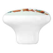 かわいいビーチハウスビーチライフサイン セラミックノブ (側面)