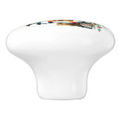 かわいいビーチハウスペリカン セラミックノブ (側面)