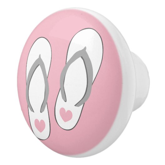 かわいいビーチビーチサンダルドアとドロワープルノブ セラミックノブ (右)