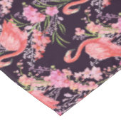 かわいいビーチピンクのフラミンゴパターンのテーブルクロス テーブルクロス (アングル)