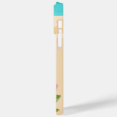 かわいいビーチピンクのフラミンゴ Case-Mate iPhoneケース (裏面 / 左)