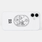 かわいいビーチフォンケース iPhoneケース (裏面横)