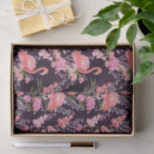 かわいいビーチフラミンゴ模様パーティー組織 薄葉紙 (ギフト)