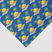 かわいいビーチヤシの木のパーティー 薄葉紙 (詳細)