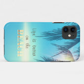 かわいいビーチヤシの葉 Case-Mate iPhoneケース (裏面(横))