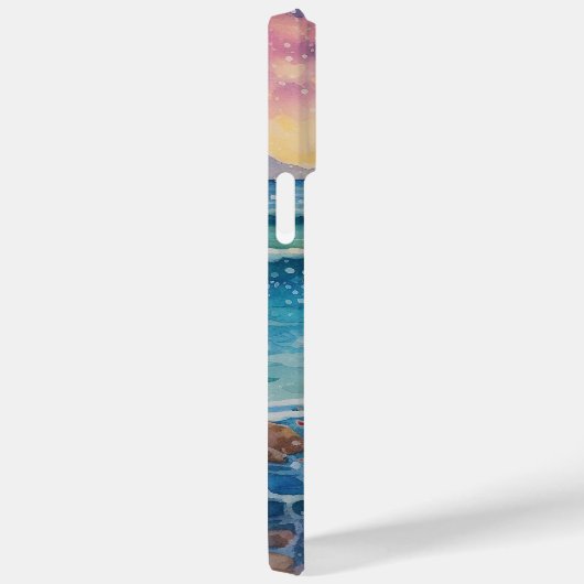 かわいいビーチ人魚の名前を追加 Case-Mate iPhoneケース (裏面 / 右)