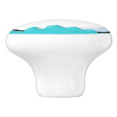 かわいいビーチ帆船セラミックノブ セラミックノブ (側面)