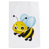 かわいいビーデザイン ミディアムペーパーバッグ (正面)