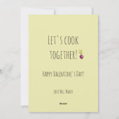 かわいいビートのバレンタイン シーズンカード (裏面)