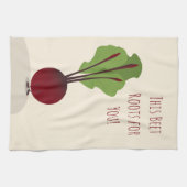 かわいいビートの漫画の勇気付けられる|の台所タオル キッチンタオル (横)