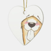 かわいいビーバーのオーナメント セラミックオーナメント (左)