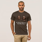 かわいいビーバーのTシャツ Tシャツ (正面フル)